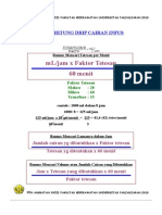 Kumpulan Cara Menghitung Cairan, GCS, DLL