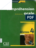 Compréhension Orale Niveau 4 (B2-C1) - CLE International