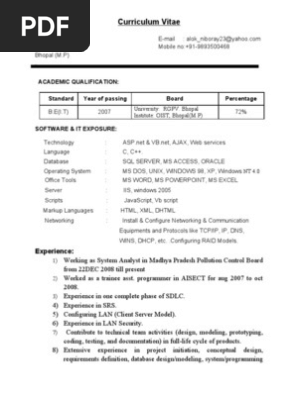 Alok Resume