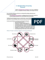 8 Aboriginal Ways of Learning Factsheet