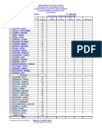 2nd 3rd 4th Grading Grading Grading