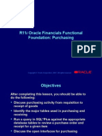R11i Oracle Financials Functional Foundation: Purchasing: Oracle Corporation, 2001. All Rights Reserved