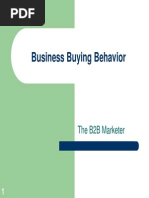 Business Buying Behavior