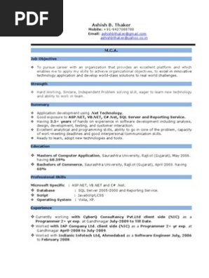 Ashish Resume
