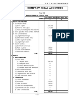 Company Final Accounts PDF