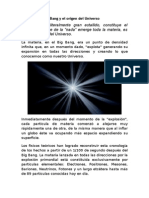 La Teoria Del Big Bang y El Origen Del Universo