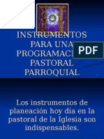 Instrumentos para Una Programacion Pastoral Parroquial