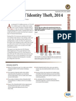 Statistics: Victims of Identity Theft, 2014