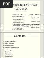 Download Underground Cable Fault Detection by Tanzil SN283005478 doc pdf
