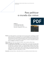 Resenha Para Politizar o Mundo Das Coisas