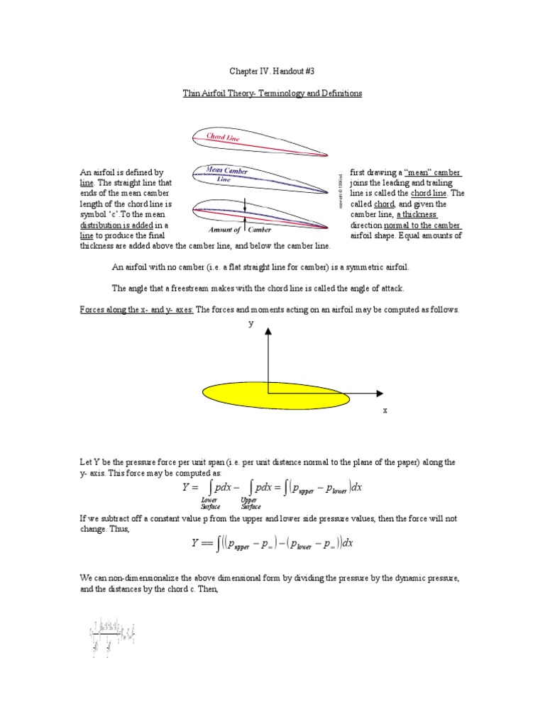 Airfoil Theory Intro | PDF | Airfoil | Lift (Force)