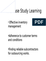 HAL Case Study Learning