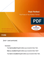 Past Perfect: The First of The Perfect Tenses