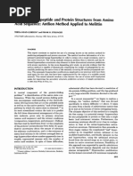 Predicting Polypeptide and Protein Structures From Amino Sequence: Antlion Method Applied To Melittin