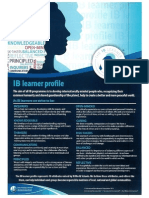 Ib Learner Profile Poster