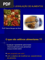 Engenharia de Alimentos - Aditivos e Legislação de Alimentos