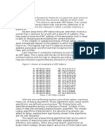 ARP Tables Lookup Algorithms