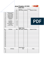 Cubical Rotation of DSC