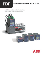 Download ABB OTM ATS Auto Transfer Switch Instruction Manual by Phuong Do SN283017205 doc pdf