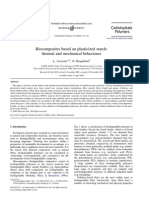 Thermal and mechanical properties of biocomposites based on plasticized starch