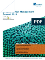 Gartner Security and Risk MGMNT Summit 2013