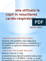 Medicatia Utilizata La Copii in Resucitarea Cardio-respiratorie