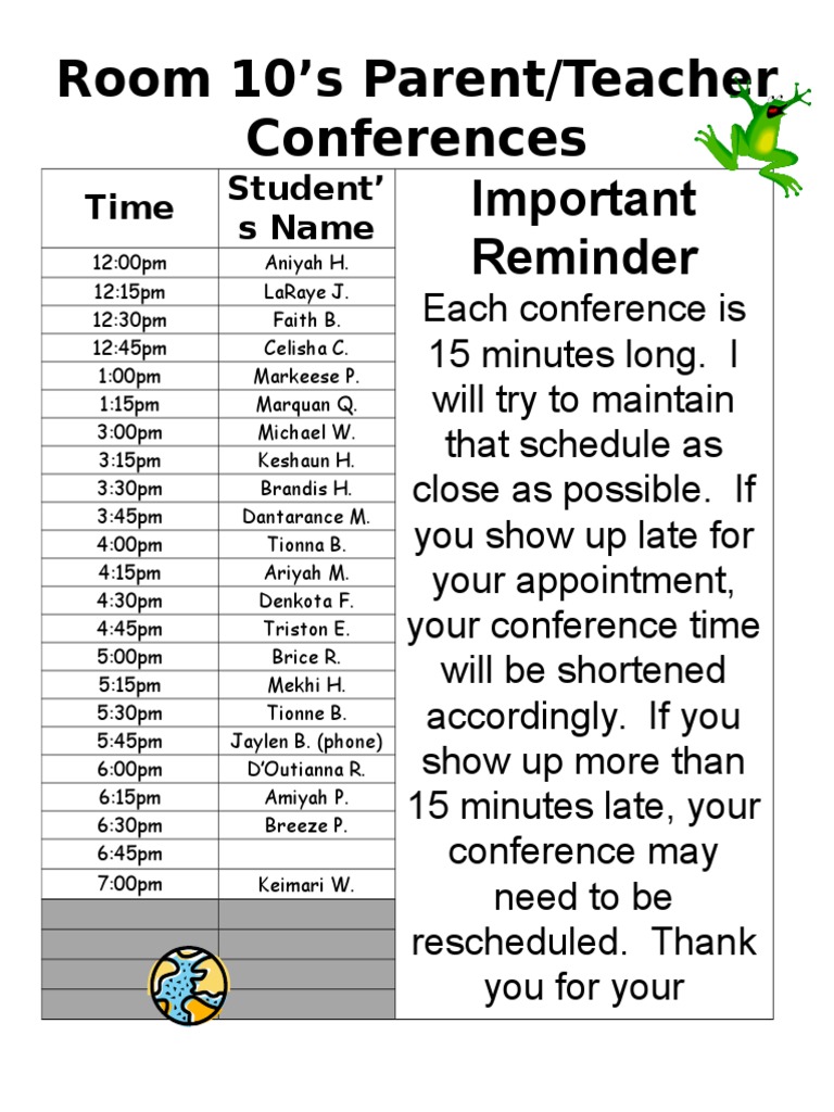 Conference Times | PDF | Career & Growth