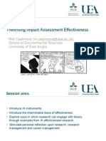 Theorising The Effectiveness of Impact Assessment Instruments