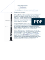 Clarinetto Posizioni PDF
