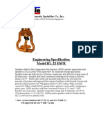 Engineering Specification Model HL-22 ESFR: The Reliable Automatic Sprinkler Co., Inc