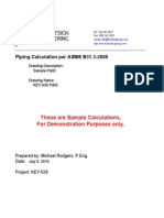 Piping Calculation Per ASME B31.3-2008
