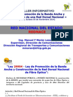 Taller Ley Promocion Banda Ancha Construccion Red Dorsal Nacional