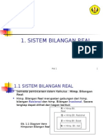 Bab1. Sistem Bilangan Real