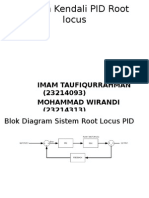 Desain Kendali PID Root Locus