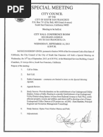 September 16, 2015 Study Session for the Joint Powers Authority Governing Oyster Point Marina