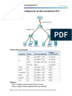 8.2.5.3 Packet Tracer: Configuración de Direcciones IPv6