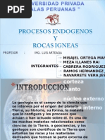 Procesos Endogeno y Rocas Igneas - 2