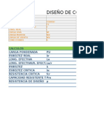 Seccion Circular Hueco Excel