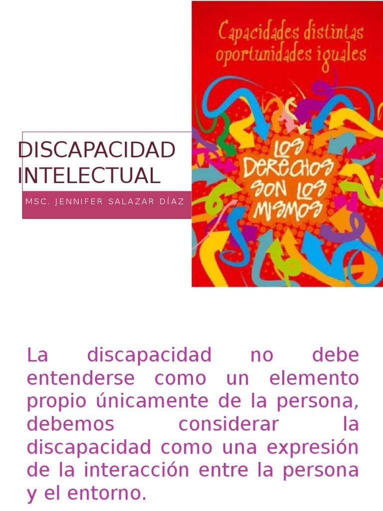 Causas y características de la discapacidad intelectual | PDF ...