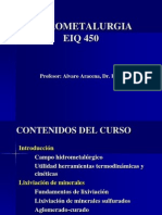 Hidrometalurgia cobre: procesos lixiviación, extracción solventes y electroobtención