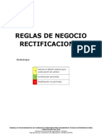 Reglas de Negocio Rectificaciones 2014