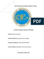 Informe de Laboratorio Química Organica