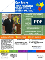 Third Grade Newsletter SEPTEMBER 25, 2015 MS. MOUSEL & MR. LEHR