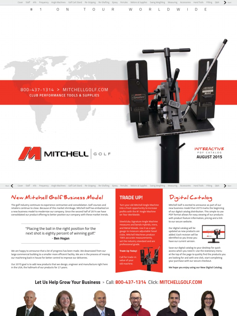 Mitchell Golf Catalog | PDF | Drill | Numerical Control
