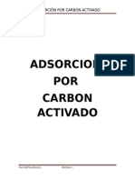 Adsorcion. Por Carbon