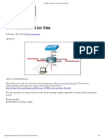 CCNA Training » CCNA Access List Sim