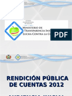 Rendicion Publica de Cuentas