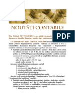 Noutati contabile