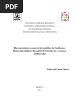 Da Constatação à Construção Sentidos de Família Nos Dissertação Paulo André Sousa Teixeira