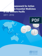 Regional Framework Action Essential Medicines